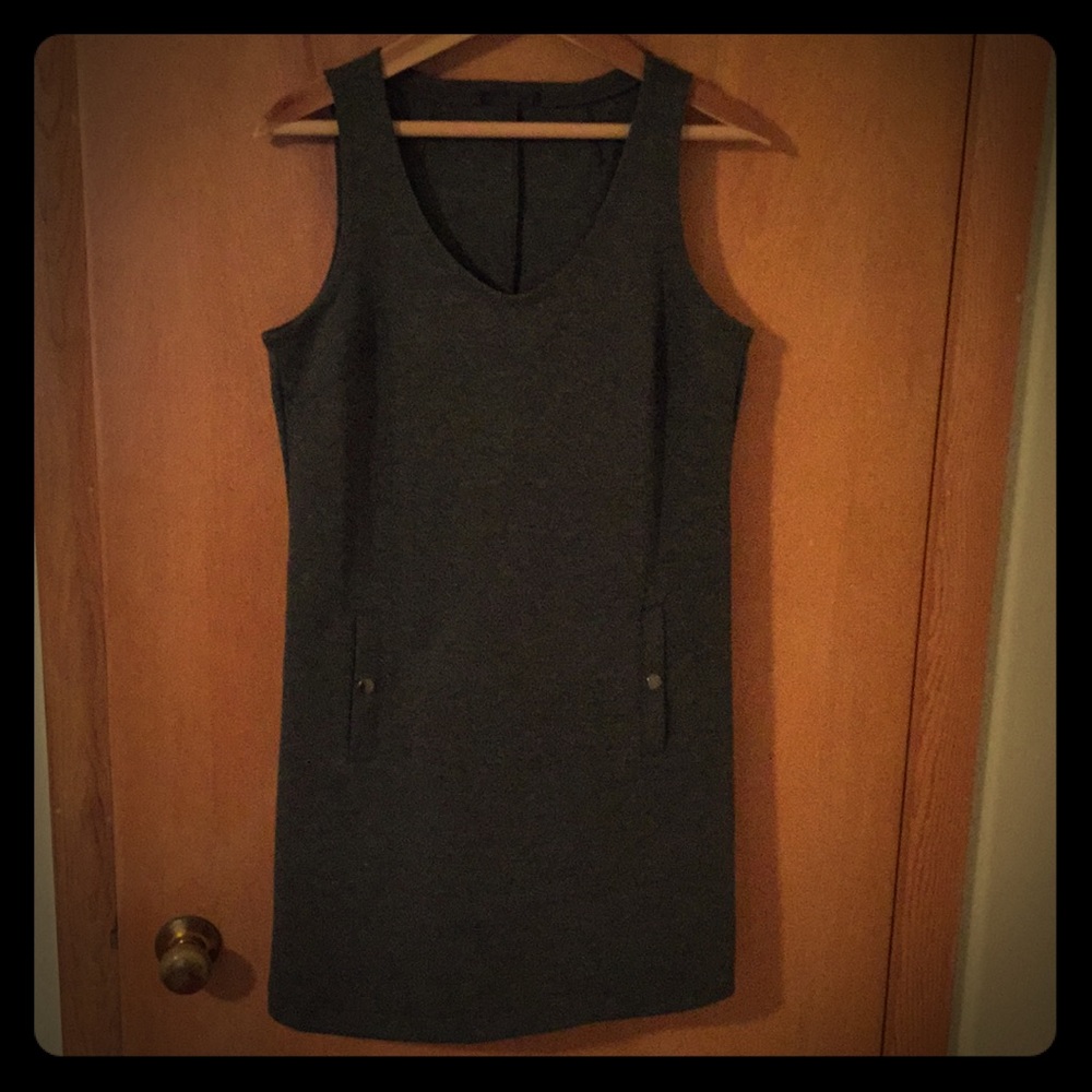 Banana Republic Charcoal Grey Jumper Dress